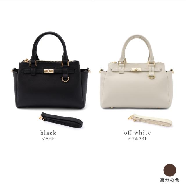 ハンドバッグ 小さめ レディース 本革 斜め掛け a5 3スペース収納 2way