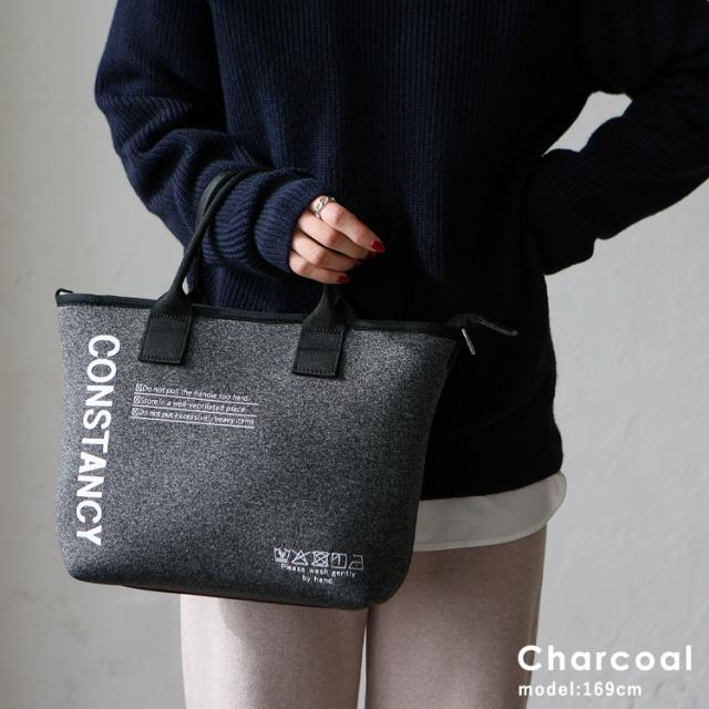 トートバッグ レディース ネオプレーン b5 大容量 通勤 通学 ロゴ 英字