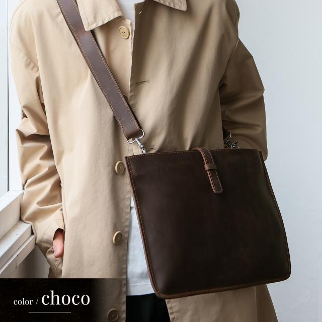 トートバッグ メンズ 本革 2way ショルダーバッグ クラッチバッグ 革