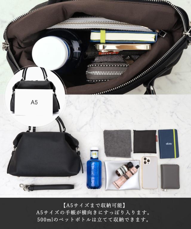 ハンドバッグ 小さめ レディース 本革 斜め掛け a5 2way 肩掛け