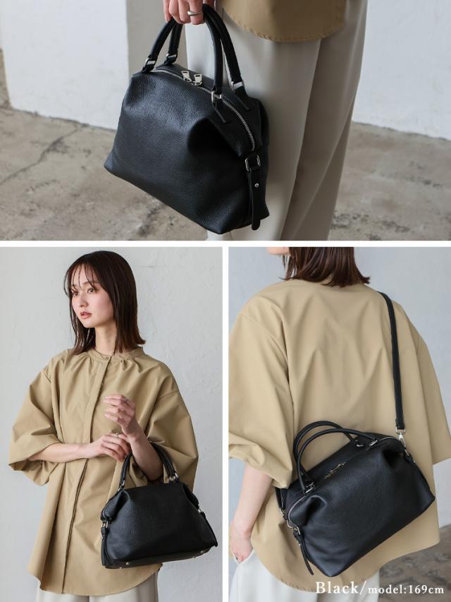 ハンドバッグ 小さめ レディース 本革 斜め掛け a5 2way 肩掛け シンプル レザーバッグ ベルトデザイン 台形 スクエア ミニトートバッグ シュリンクレザー 柔らかい 仕切り収納 牛革 セレモニー 入学式 卒業式 sib-20088n 【aroco/アロコ】 春夏 夏バッグ ハンドバッグ 小さめ レディース 本革 斜め掛け a5 2way 肩掛け