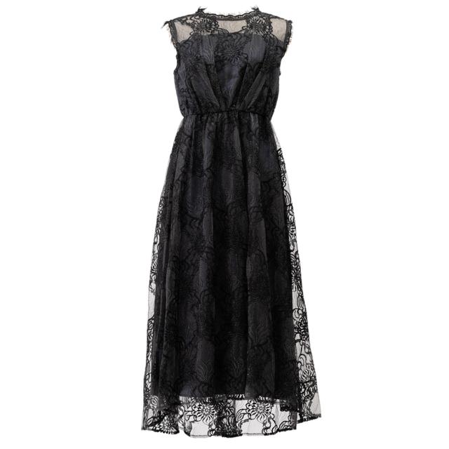 母の日 結婚式 ワンピース ミモレ丈 パーティードレス フォーマルドレス お呼ばれ ドレス ミセス 二次会 同窓会 成人式 大人 上品 レースの通販はau Wowma Vitafelice