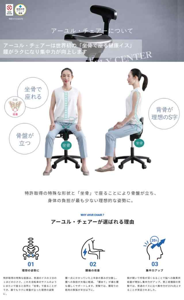 Ayur chair アーユルチェアシートカバー