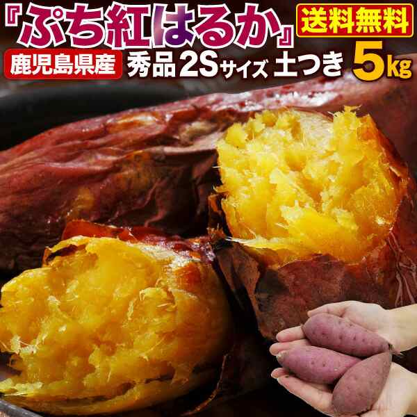 さつまいも 鹿児島県産 ぷち紅はるか 5kg サツマイモ 生芋 小さいサイズ プチ 土つき 産地直送 送料無料 べにはるか S常の通販はau PAY  マーケット - くいしんぼうグルメ便