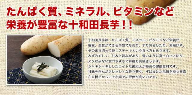 とろろ 冷凍 送料無料 味付 山芋 10袋 食入り 青森県産 長いも すりおろし 小分けパック クールの通販はau Pay マーケット くいしんぼうグルメ便