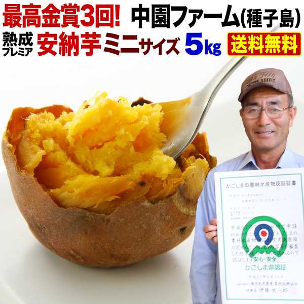 安納芋種子島産 Sサイズ10kg さつまいも 焼き芋に 紅はるかより希少 - 野菜