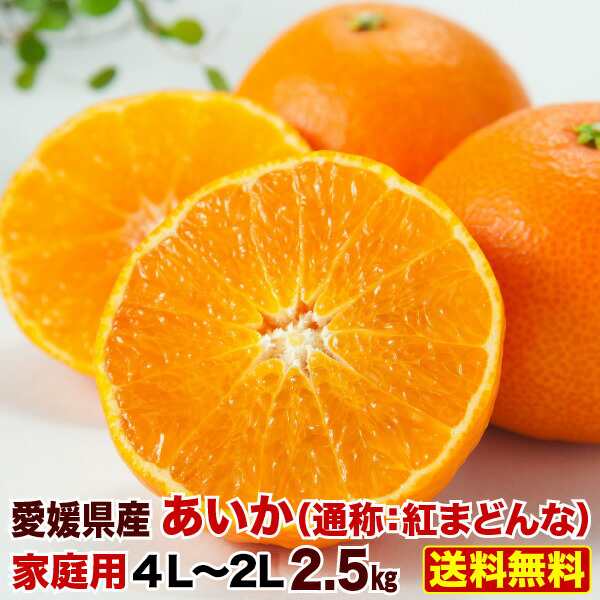 早期予約 みかん 愛媛県産 愛果 あいか ご家庭用 2.5kg 4L〜2Lサイズ