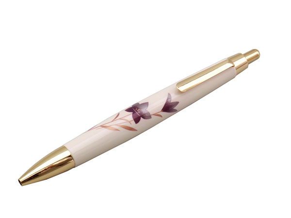 木製 高級ボールペン白 桔梗 桐箱入 ギフト 父の日 母の日 敬老の日 漆器 蒔絵 お祝 贈り物 漆 ボールペン 文具 習字 内祝 土産 漆器 結の通販はau Pay マーケット 山家漆器店