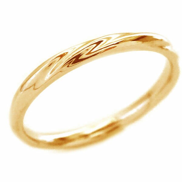 結婚指輪 ピンクゴールド K18 マリッジリング ペアリング ペア2本