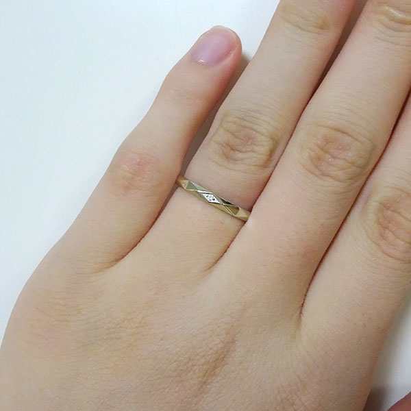 ゴールド K10 ペアリング ダイヤモンド ペア2本セット 結婚指輪 マリッジリング K10yg ダイヤ ストレートの通販はau PAY マーケット  - MAオリジンジュエリー auPAYマーケット店