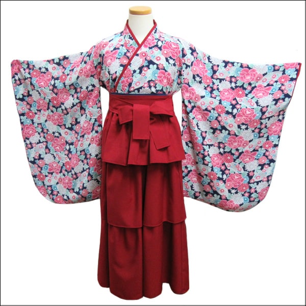 袴ドレス フォーマル 卒業式 150cm 160cm 9000レッド Mariarjue マリアージュ 子供服 女の子 袴 はかま 和柄の通販はau Pay マーケット すまいるまこ店