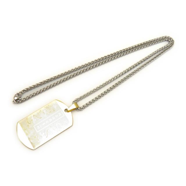 双龍 般若波羅蜜多心経 ペンダント ネックレス ゴールドカラー ステンレスチタンコーティング プチギフト 転勤 退職 お礼 母の日 ギフト