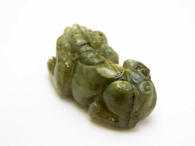 貔貅(ひきゅう) ラブラドライト 現品 天然石 パワーストーン プチギフト 転勤 退職 お礼 母の日 敬老の日 ギフト_1