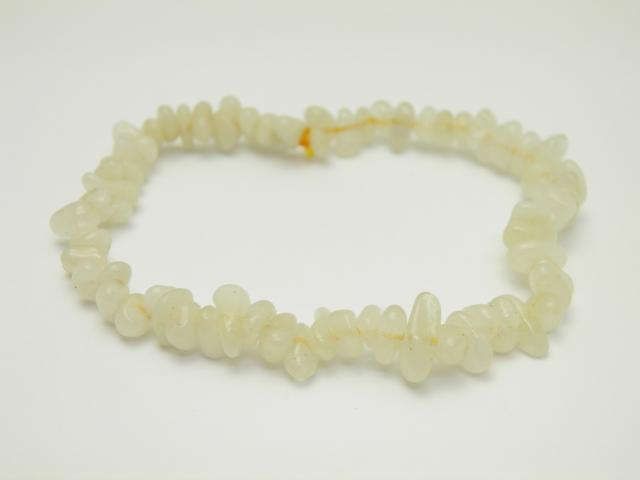 ブレスレット タンブルチップス リビアングラスA 5x7〜7x11mm前後 1本