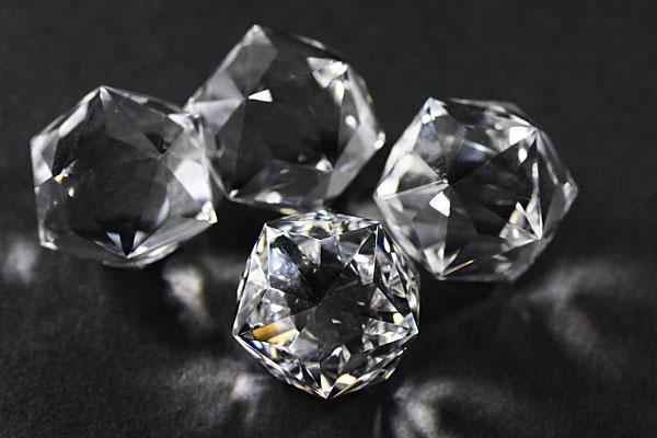 五芒星二十面体 水晶 20mm １個売り 天然石 パワーストーン  プチギフト 転勤 退職 お礼 母の日 敬老の日 ギフト