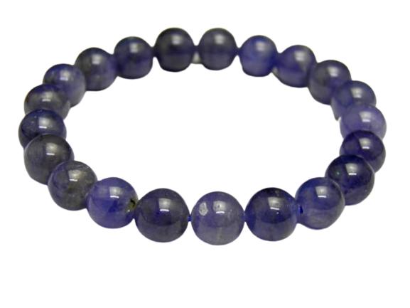 AAA高品質 1点もの【タンザナイト】9mmブレスレット 天然石 パワーストーンの通販は