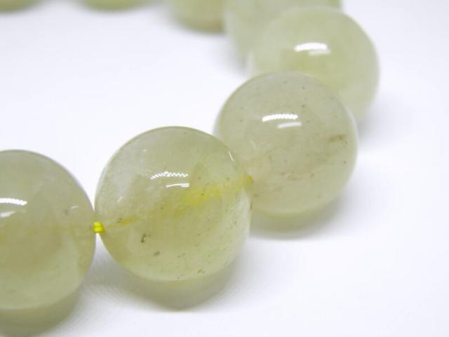 リビアングラス 15mm ブレスレット 1本売り 内径16.5cm No.1/ 天然石 