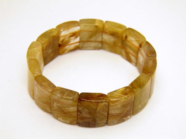 タイチンルチルクォーツ バングル 18mm 1本売り 現品 天然石 風水 パワーストーンの通販は