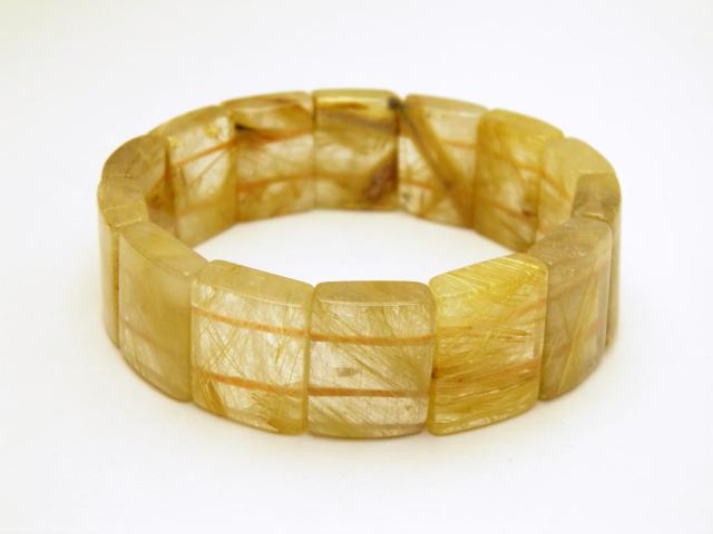 タイチンルチルクォーツ バングル 19mm 1本売り 現品 天然石 風水 パワーストーンの通販は