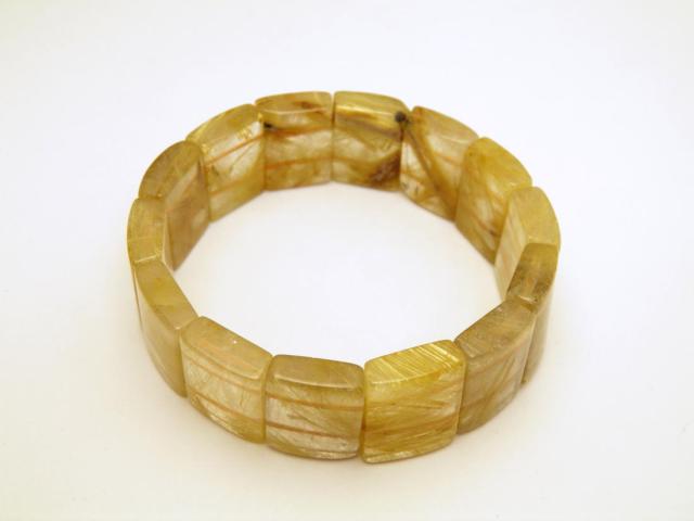 タイチンルチルクォーツ バングル 19mm 1本売り 現品 天然石 風水 パワーストーンの通販は