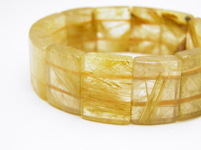 タイチンルチルクォーツ バングル 19mm 1本売り 現品 天然石 風水 パワーストーンの通販は