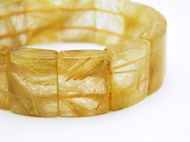 タイチンルチルクォーツ バングル 19mm 1本売り 現品 天然石 風水 パワーストーンの通販は