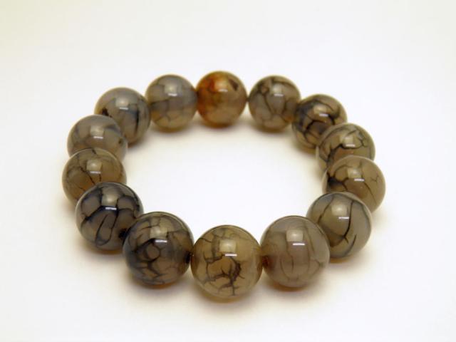 龍紋メノウ 16mm ブレスレット パワーストーン