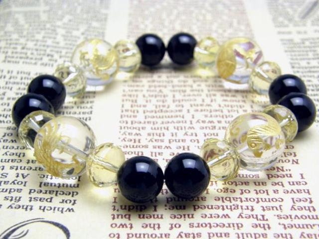 高級四神獣シリーズ 四神獣ブレスレット 豪華絢爛 水晶金彫り16mm 天然石 パワーストーン プチギフト 転勤 退職 お礼 母の日 敬老の日 ギフト