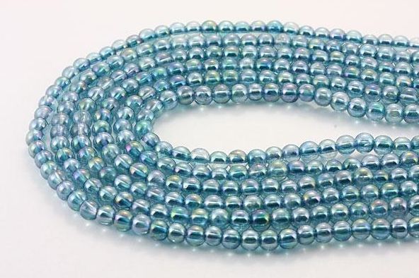 アクアオーラ 4mm 一連 風水 パワーストーン