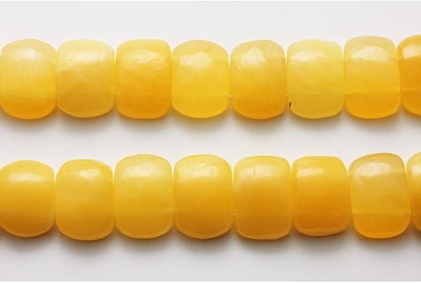 アラゴナイト バングル型 ビーズ 13×18mm 一連 天然石 パワーストーン