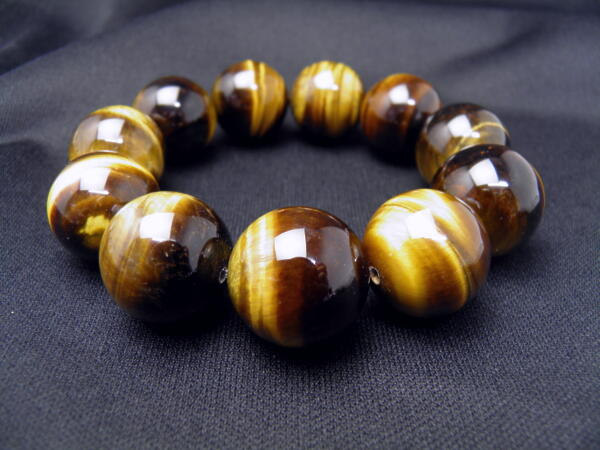 タイガーアイ ブレスレット 20mm タイガーアイ ブレスレット 20mm