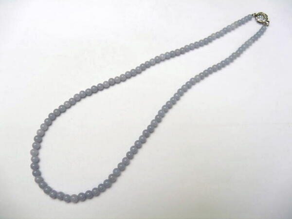 ネックレス エンジェライト4mm 差込タイプクラスプ 天然石 パワーストーンの通販は 5,123円