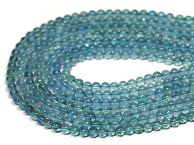 ブルーフローライト 4mm 一連 天然石 パワーストーン