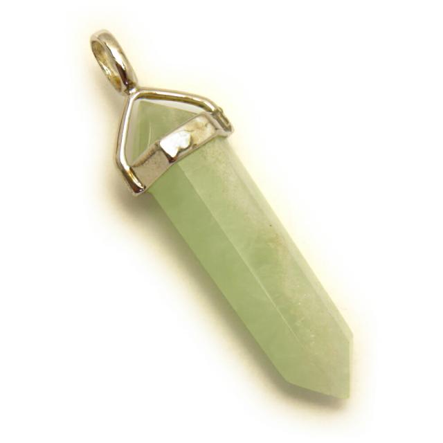 シルバーダブルポイント ペンダントトップ (大)  プレナイト 1個売り 天然石 パワーストーン 5,446円