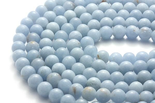 エンジェライト AAA 8mm ビーズ 一連 天然石 パワーストーン