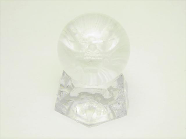 【彫刻置物】丸玉 水晶 約25〜29mm 龍 (裏彫り) カービング球 (穴なし) 天然石 パワーストーン プチギフト 転勤 退職 お礼 母の日 敬老の日 ギフト