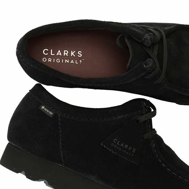 Clarks クラークス Wallabee GTX ワラビー ゴアテックス GORE TEX スウェード ビブラムソール ブラック メープル ベージュ  グリーン ブル - レインシューズ