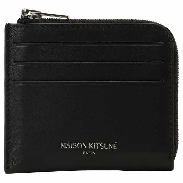 MAISON KITSUNE メゾン キツネ ZIPPED CARD HOLDER 財布 サイフ レザー ...