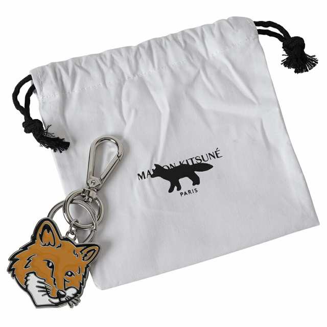 MAISON KITSUNE メゾン キツネ FOX HEAD METAL KEYRING キーリング