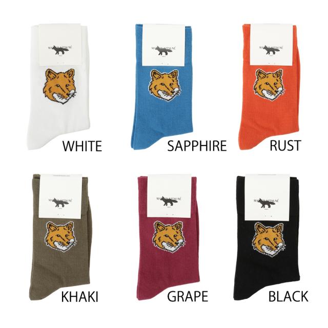 商品レビューでポイント＋5％】 MAISON KITSUNE メゾン キツネ 靴下