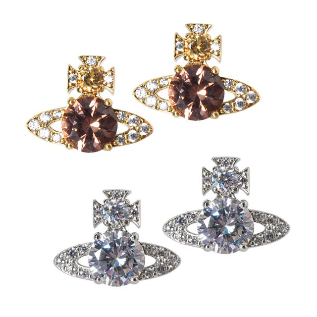 【閉店SALE！】 Vivienne Westwood ヴィヴィアン・ウエストウッド ピアス 両耳用 シルバー ゴールド ISMENE EARRINGS【62010253-02P102】の通販は 20,520円