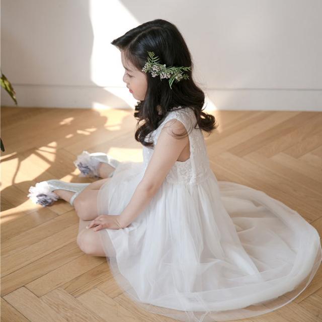 ワンピース ふわふわライン プリンセススタイル 女の子 ドレス チュール レース ワンピース ノースリーブ 甘い可愛いおしゃれ 宴会 発表の通販はau Pay マーケット Beautiful Shop