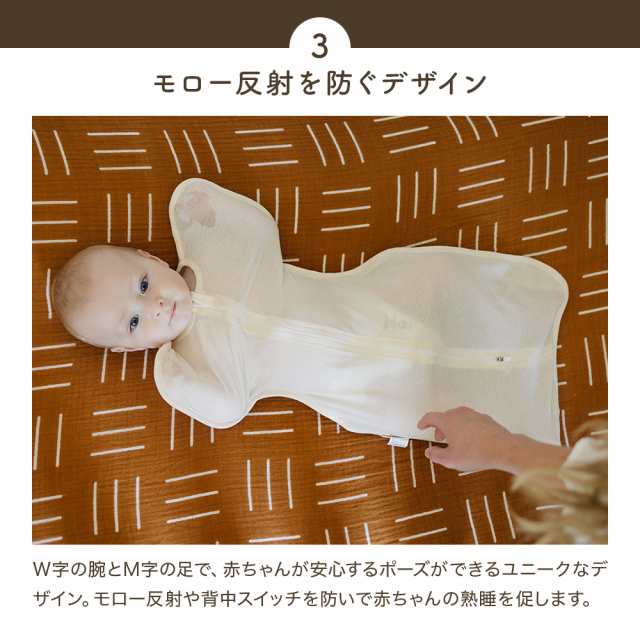 ベビースワドル 新生児〜3ヶ月 - おくるみ