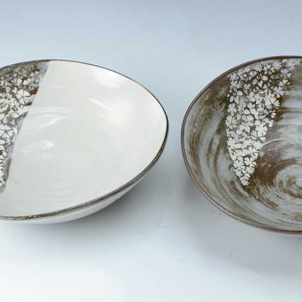 大鉢(清水焼)×2 京都 京焼 清水焼 陶葊 陶あん とうあん 大