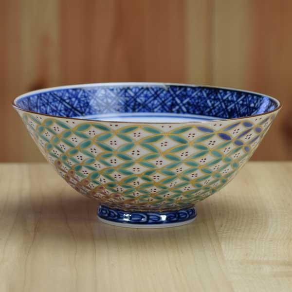 【送料無料】 京焼 清水焼 小飯碗 三色金七宝