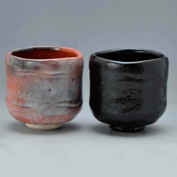 京焼 清水焼 ペア湯呑 夫婦 2客 福楽 ふくらく