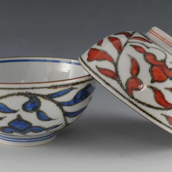 京都 清水焼 蓋付お茶碗 2客 楽天市場】ご飯茶碗 夫婦茶碗 セット ペア