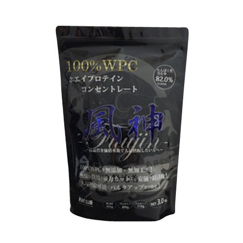 ファイトクラブ 風神プロテイン 3kg ホエイ・プロテイン・コンセントレート 宅配便