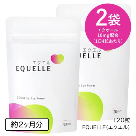 エクオール 大塚製薬 エクエル パウチ 120粒 2個 メール便 正規