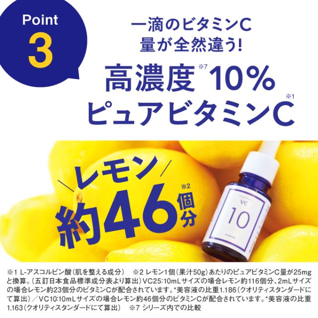 ピュアビタミンC 10％ 美容液 APPS ビタミンC誘導体 の約3倍のビタミン